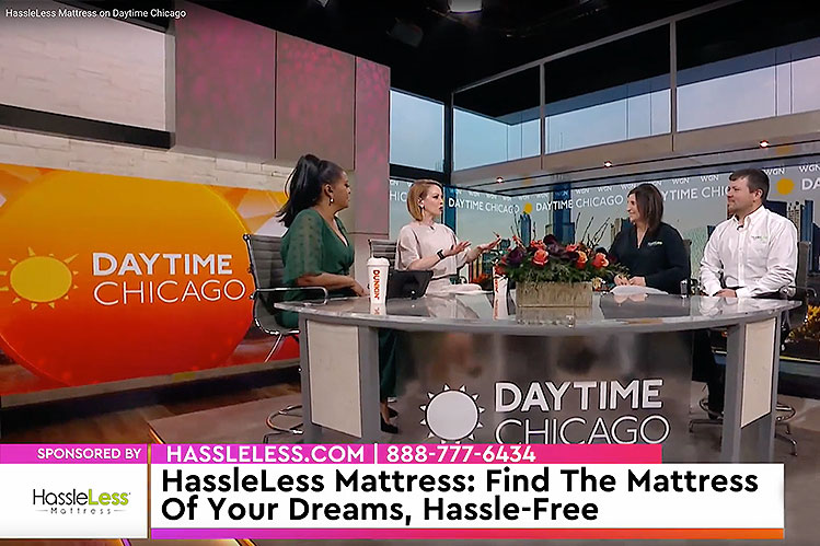 HassleLess Mattress on Daytime Chicago 